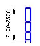 СТ-023 Рама 2500х300 цинк