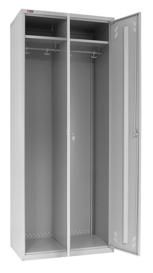 Гардеробный шкаф ОД-423/Б с открытыми дверьми